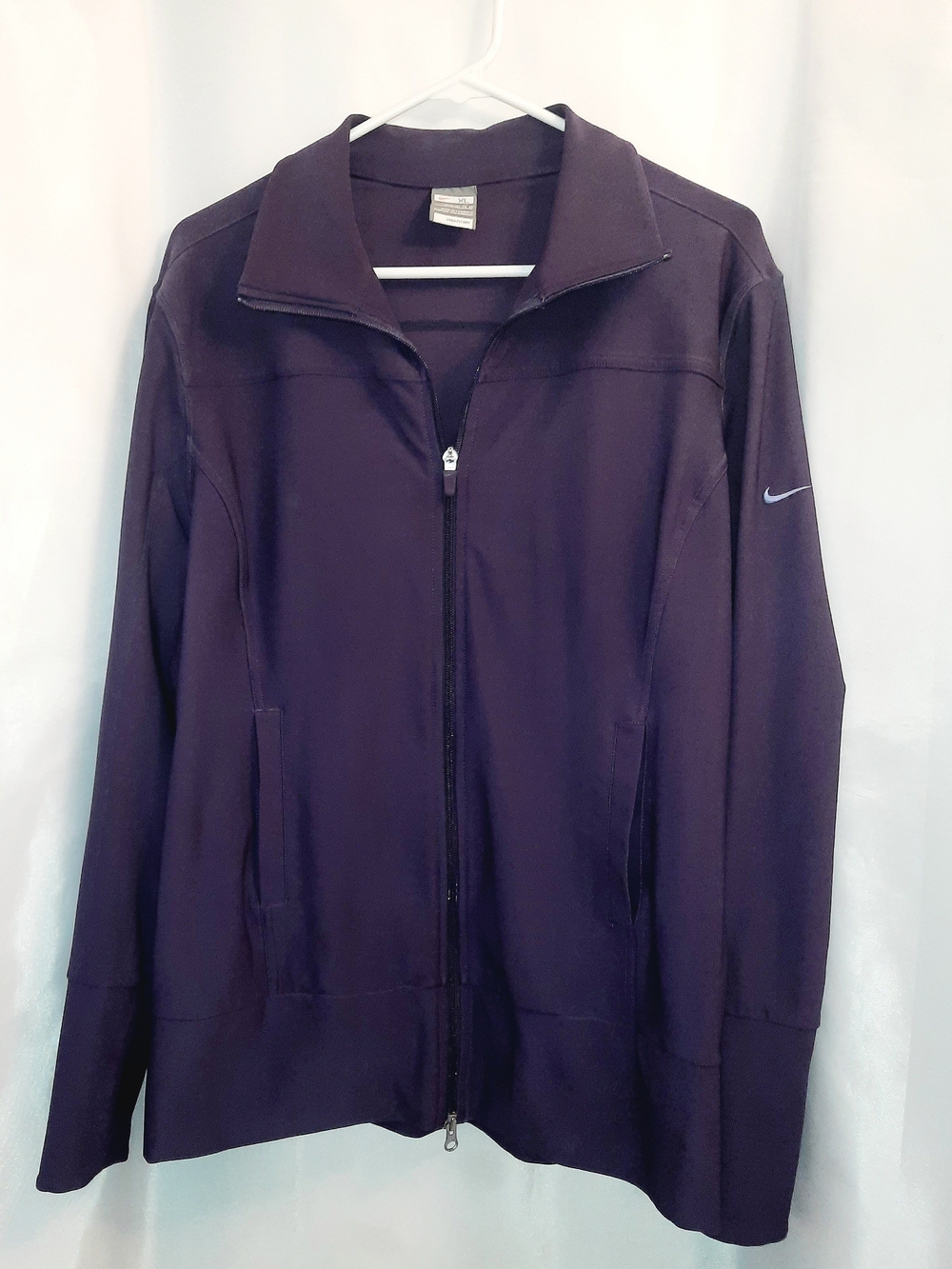 Nike Women's Dark Smoky Purple Full-Zip Activewear Jacket Xl
